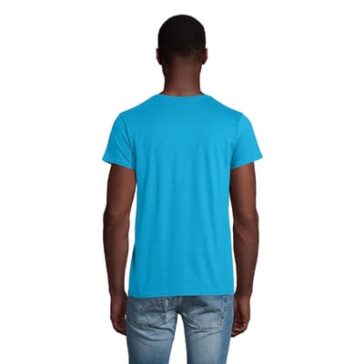 SOLS Heren Pioneer Biologisch Katoenen T-Shirt (Aqua)