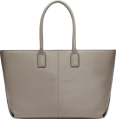 LIEBESKIND BERLIN Leren Shopper Schoudertas Biker Chelsea Wood Taupe