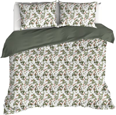 De Witte Lietaer Dekbedovertrek Whisper, Douglas Fir - 240 x 220 - Katoen Percal