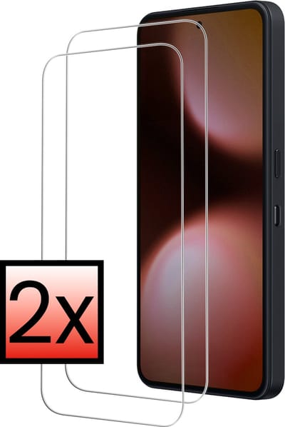 Screenprotector - 2 Stuks - Geschikt voor Nothing Phone (3a) Lite - Extra Sterk - Beschermglas - Gehard Glas - Tempered Glass - Screen Protector - Bescherm Cover