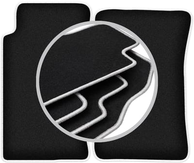 CARLUX-SILVER automatten voor: Mazda MX-5 I cabriolet (1989-1998)