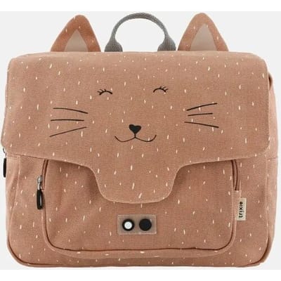Trixie Boekentas - Mrs. Cat - Schooltas voor Kind - School tas Waterafstotend - Voor Jongens en Meisjes - Rugtas voor Basisschool - Roze
