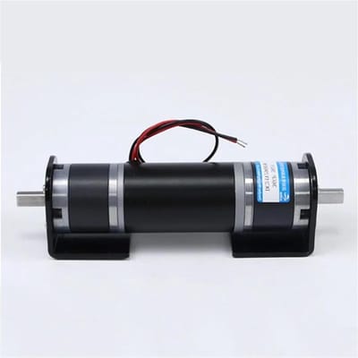 Planetaire Motor - Gelijkstroom Onderbrengingsmotor - Efficiënte Krachtoverbrenging - Compact Ontwerp - 35RPM 6MM - Zilver