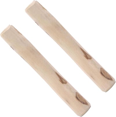 Houten Hond Kauwstick - Natuurlijke Bijtring - Tanden Reinigen - Stevig Koffiehout - Middelgrote Grote Hond - Bruin