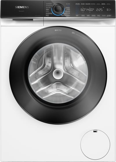 Siemens WG44B21AFG - iQ700 - Wasmachine - Wasmachine met stoom - 9 kg - 1400 rpm - 50% zuiniger dan energielabel A - smartFinish: vermindert kreukels tot 50% - speedPack XL: programma's versnellen - Home Connect - NL/FR Display