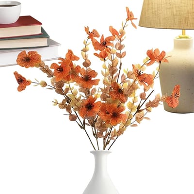 Droogbloemen Decoratie - Kunstbloemen Versiering - Ruimte Verfraaien - Onderhoudsvrij Genot - 31x16 cm - Stijl C