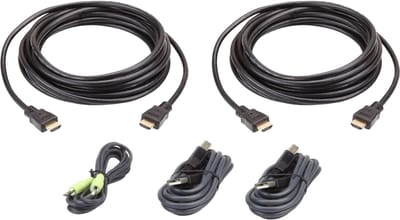 ATEN 2L-7D03UHX5 USB HDMI Dual Display Secure KVM Kabel Set