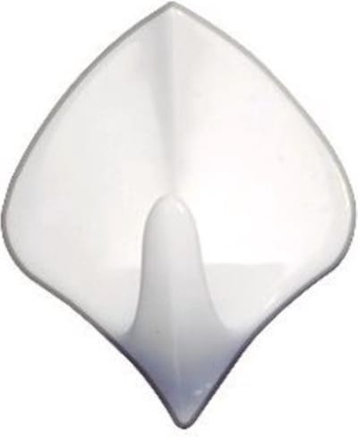 Wenko Ophanghaak Diamant 4 X 5 X 3 Cm Wit 2 Stuks