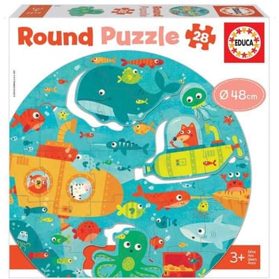 Educa - Onder water - Vorm puzzel 28 stukjes