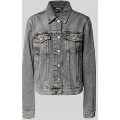 Regular fit jeansjack van puur katoen