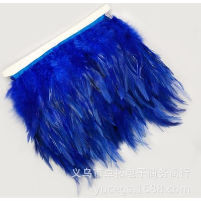 10 Meter 10-15CM 4-6inch Kip Haan Staartveren Afwerkingen Strip voor Bruiloft Feest Kleding Haan Veer Afwerking 5m