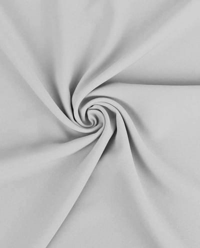 Burlington Stof Uni per Meter – Licht Grijs – Stevig & Vormvast – Texture Stof – Voor Broeken, Rokken & Colberts