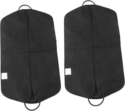 Ademende Jasbeschermers - Stofdichte Jaszakken - Kleding Opbergen - Lichtgewicht Non-woven Stof - 104x60cm - Zwart