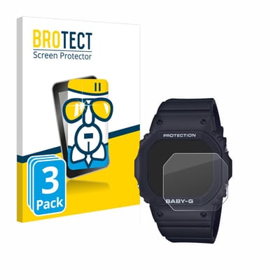Screenprotector 3 Stuks voor Casio Baby-G BGD-565 Beschermglas transparant