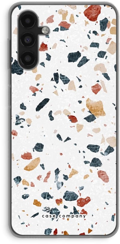 Case Company® - Hoesje geschikt voor Samsung Galaxy A04s hoesje - Terrazzo N°4 - Soft Cover Telefoonhoesje - Bescherming aan alle Kanten en Schermrand