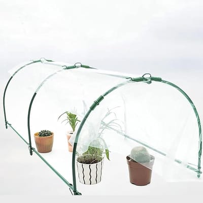 Mini Kas - Tuinkas Plantenkas - Planten Beschermen - Overlappende Deksel - 90x45x65cm - Transparant