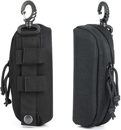 Tactical MOLLE Brillenkoker - Draagbare en Schokbestendige Bescherming voor Zonnebrillen