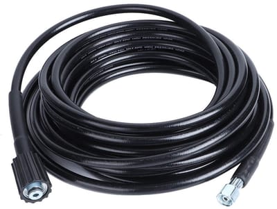 Dailygoods- Hogedrukreinigerslang 10 m - Maximaal 5800 psi - PVC - M14/M22 Draad - Geschikt voor K2/K3 - Temperatuur tot 60℃ - Reinigingsslang