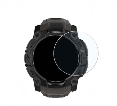 Strap-it Screenprotector van gehard glas - geschikt voor de Garmin Instinct 3 - 45mm