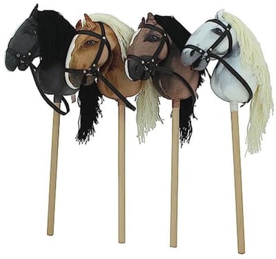 Hobbyhorse Stokpaard voor Kinderen – Pluche Paard voor Creatieve Spelervaring