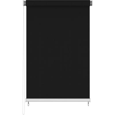 vidaXL - Rolgordijn - voor - buiten - 185(B)x230(H) - cm - zwart