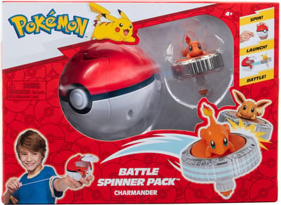 Pokemon Pokémon Battle Spinners tol Charmander & Pokéball Speelsets Tollen