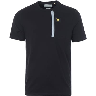 Lyle & Scott heren T-shirt met korte mouwen, ronde hals en reflecterende details TS1428V Z865