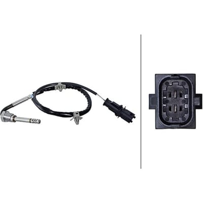 Sensor, uitlaatgastemperatuur HELLA 6PT 010 376-351