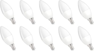 Spectrum LED Kaarslamp E14 8W - 230V - 710 Lumen - 4000K Neutraal Wit - Natuurlijk Licht - Energiezuinig - 10 stuks