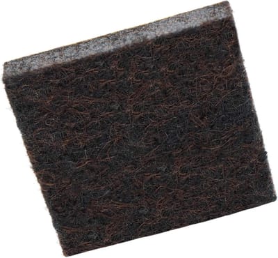 Viltdoppen Zelfklevend - Meubelglijders Vilt - Vloeren Beschermen - Extra Dik Naaldvilt - 30 x 30 mm - Bruin
