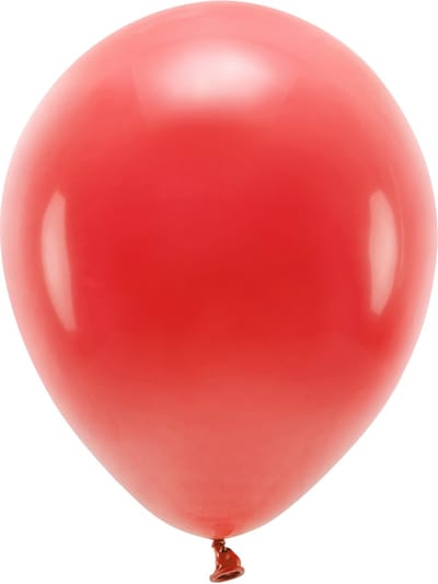 PARTYDECO - 100 pastelrode latex ballonnen 26 cm van natuurrubber