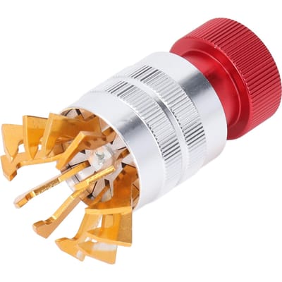 Outil Professionnel de Levage de Verre de Montre, Extracteur, Inséreur, Outil de Réparation, Ouverture de Couvercle de Boîtier Arrière avec Base Rouge red