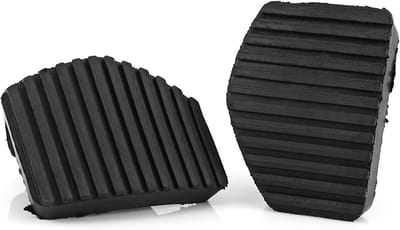 Koppelingsrempedaal Rubberen Afdekking, Premium Kwaliteit Rubber, Eenvoudig Te Installeren Bescherming voor Pedalen, Geschikt voor Auto Modellen 1007 207 208 301 C3 C4