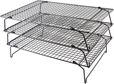 Tala – Afkoelrek – 3 Lagen – Non-Stick – 40 x 25 cm – Stapelbaar – Vaatwasserbestendig