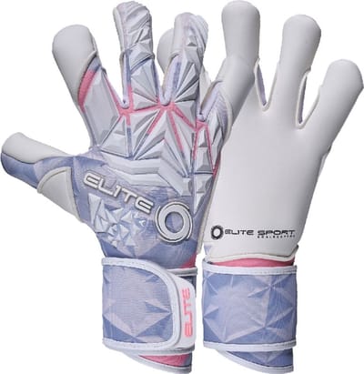 Elite Sport Sakura Keepershandschoenen - Wit / Roze | Maat: 7