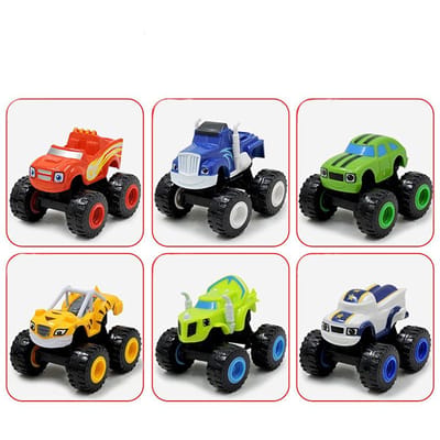 Vlam en Machine Monster Auto Speelgoed Russische Verpletteraar Vrachtwagen Voertuigen Figuur Blaze Speelgoed Blaze De Monster Machines Verjaardagscadeaus black