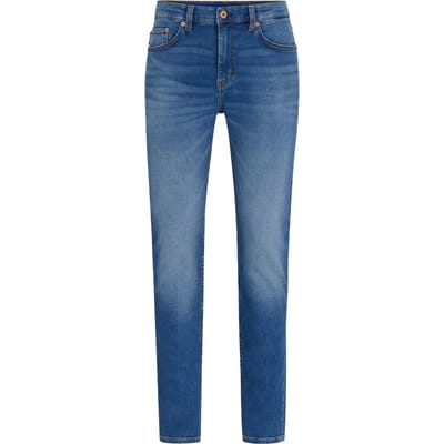 Hugo Heren Denim 5 Pockets Slim Jeans (Medium Blauw)