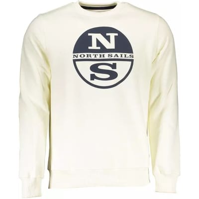 Crew Neck Sweatshirt Ns23mcrewsweatoffwhite