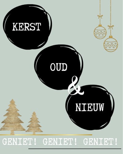 Lise Schrijft | Duurzame ECO-Kerstkaarten | Kerstballen | 16 dubbele kaarten | inclusief leuke sluitstickers | inclusief kraft envelop | 100% landbouwafval, composteerbaar, houtvrij ECF, ISO 14001 gecertificeerd