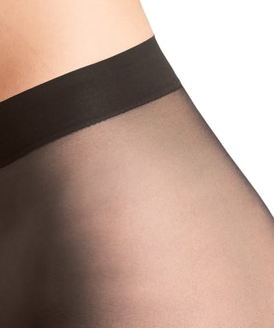 FALKE Seidenglatt eenkleurig materiaal transparant 15 DEN panty dames bruin - maat S