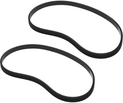 Dailygoods- Motor V-riem 470 mm - 4-rib ontwerp - 2 stuks - Rubber - Geschikt voor loopbanden/luchtcompressoren - Verbeterde transmissie-efficiëntie - Aandrijfriem