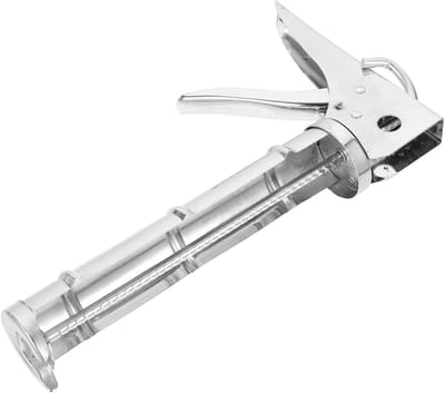 Kitspuit - Kitpistool Lijmpistool - Afwerken en Afdichten - Ergonomisch Handvat - 32 cm - Zilver