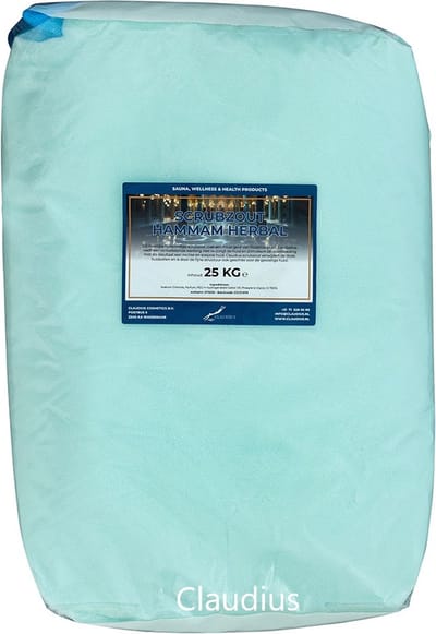Scrubzout Hammam Herbal - 25 kg - Hydraterende Lichaamsscrub