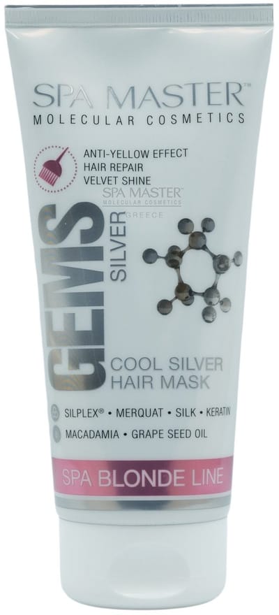 Spa Master No Yellow Zilver Masker – Anti Geel Haarmasker – Beschermt Blond & Grijs Haar – 200ml