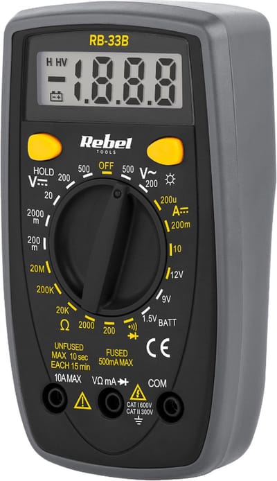Digitale multimeter Rebel - Tot 500V