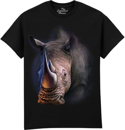 Witte Neushoorn White Rhino The Coloured House T-shirt M
