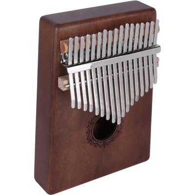 Kalimba 17 touches érable piano à pouce marteau d'accordage instrument à doigts portable pour débutant gray