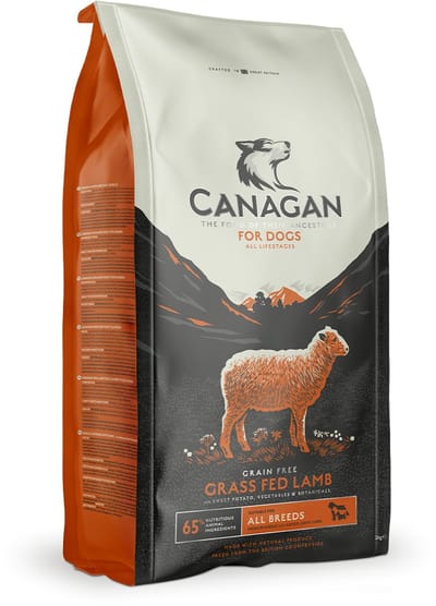 Canagan Grass Fed Lamb - Droogvoer voor Honden - 12 kg - Graanvrij - Hypoallergeen
