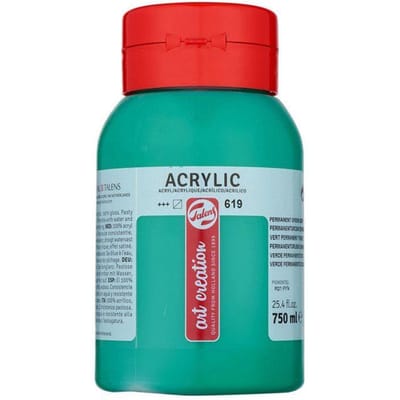Talens Art Creation Acrylverf Pot 750 ml Permanentgroen Donker 619