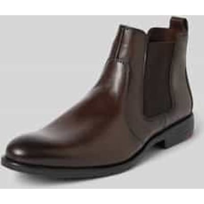 Chelsea boots van leer met treklus, model 'EEZY'